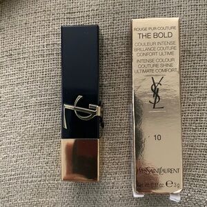 Yves Saint Laurent THE BOLD #10 Brazen Nude Intense Color Couture Shine Lipstick